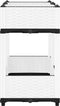 vidaXL - Plantenbak - verhoogd - 80x40x71 - cm - polypropeen