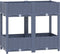 vidaXL - Plantenbak - verhoogd - 80x40x71 - cm - polypropyleen