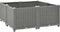 vidaXL - Plantenbak - verhoogd - 80x80x38 - cm - polypropyleen
