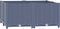 vidaXL - Plantenbak - verhoogd - 80x80x38 - cm - polypropyleen