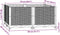 vidaXL - Plantenbak - verhoogd - 80x80x38 - cm - polypropyleen
