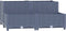 vidaXL - Plantenbak - verhoogd - 80x80x38 - cm - polypropyleen