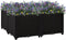vidaXL - Plantenbak - verhoogd - 80x80x38 - cm - polypropyleen