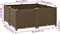vidaXL - Plantenbak - verhoogd - 80x80x38 - cm - polypropyleen