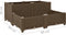 vidaXL - Plantenbak - verhoogd - 80x80x38 - cm - polypropyleen