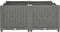 vidaXL - Plantenbak - verhoogd - 80x80x38 - cm - polypropyleen