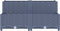 vidaXL - Plantenbak - verhoogd - 80x80x38 - cm - polypropyleen