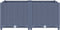 vidaXL - Plantenbak - verhoogd - 80x80x38 - cm - polypropyleen