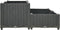 vidaXL - Plantenbak - verhoogd - 80x80x38 - cm - polypropyleen
