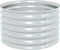 vidaXL - Plantenbak - verhoogd - 80x80x44 - cm - gegalvaniseerd - staal - zilver