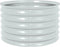vidaXL - Plantenbak - verhoogd - 80x80x44 - cm - gegalvaniseerd - staal - zilver
