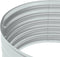 vidaXL - Plantenbak - verhoogd - 80x80x44 - cm - gegalvaniseerd - staal - zilver