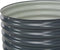 vidaXL - Plantenbak - verhoogd - 80x80x44 - cm - gegalvaniseerd - staal - grijs