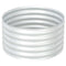 vidaXL - Plantenbak - verhoogd - 80x80x44 - cm - gegalvaniseerd - staal - zilver