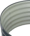 vidaXL - Plantenbak - verhoogd - 80x80x44 - cm - gegalvaniseerd - staal - grijs