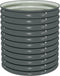 vidaXL - Plantenbak - verhoogd - 80x80x81 - cm - gegalvaniseerd - staal - grijs