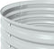 vidaXL - Plantenbak - verhoogd - 80x80x81 - cm - gegalvaniseerd - staal - zilver