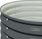 vidaXL - Plantenbak - verhoogd - 80x80x81 - cm - gegalvaniseerd - staal - grijs