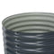 vidaXL - Plantenbak - verhoogd - 80x80x81 - cm - gegalvaniseerd - staal - grijs