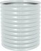 vidaXL - Plantenbak - verhoogd - 80x80x81 - cm - gegalvaniseerd - staal - zilver