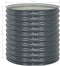 vidaXL - Plantenbak - verhoogd - 80x80x81 - cm - gegalvaniseerd - staal - grijs