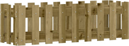vidaXL - Plantenbak - verhoogd - hekontwerp - 100x30x30 - cm - geïmpregneerd - hout