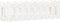 vidaXL - Plantenbak - verhoogd - hekontwerp - 100x30x30 - cm - grenenhout - wit