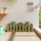 vidaXL - Plantenbak - verhoogd - hekontwerp - 100x30x30 - cm - geïmpregneerd - hout