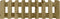 vidaXL - Plantenbak - verhoogd - hekontwerp - 100x30x30 - cm - geïmpregneerd - hout