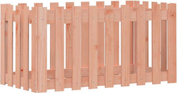 vidaXL - Plantenbak - verhoogd - hekontwerp - 100x50x50 - cm - massief - douglashout