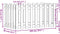 vidaXL - Plantenbak - verhoogd - hekontwerp - 100x50x50 - cm - grenenhout - wit
