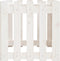 vidaXL - Plantenbak - verhoogd - hekontwerp - 100x50x50 - cm - grenenhout - wit