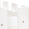 vidaXL - Plantenbak - verhoogd - hekontwerp - 100x50x50 - cm - grenenhout - wit