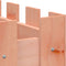 vidaXL - Plantenbak - verhoogd - hekontwerp - 100x50x70 - cm - massief - douglashout