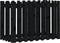vidaXL - Plantenbak - verhoogd - hekontwerp - 100x50x70 - cm - grenenhout - zwart