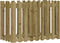 vidaXL - Plantenbak - verhoogd - hekontwerp - 100x50x70 - cm - geïmpregneerd - hout