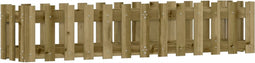 vidaXL - Plantenbak - verhoogd - hekontwerp - 150x30x30 - cm - geïmpregneerd - hout