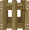vidaXL - Plantenbak - verhoogd - hekontwerp - 150x30x30 - cm - geïmpregneerd - hout