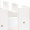 vidaXL - Plantenbak - verhoogd - hekontwerp - 150x30x30 - cm - grenenhout - wit
