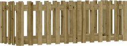 vidaXL - Plantenbak - verhoogd - hekontwerp - 150x50x50 - cm - geïmpregneerd - hout