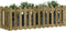 vidaXL - Plantenbak - verhoogd - hekontwerp - 150x50x50 - cm - geïmpregneerd - hout