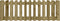 vidaXL - Plantenbak - verhoogd - hekontwerp - 150x50x50 - cm - geïmpregneerd - hout