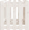 vidaXL - Plantenbak - verhoogd - hekontwerp - 150x50x50 - cm - grenenhout - wit