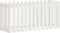 vidaXL - Plantenbak - verhoogd - hekontwerp - 150x50x70 - cm - grenenhout - wit