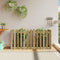 vidaXL - Plantenbak - verhoogd - hekontwerp - 150x50x70 - cm - geïmpregneerd - hout