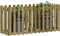 vidaXL - Plantenbak - verhoogd - hekontwerp - 150x50x70 - cm - geïmpregneerd - hout