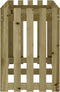 vidaXL - Plantenbak - verhoogd - hekontwerp - 150x50x70 - cm - geïmpregneerd - hout