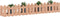 vidaXL - Plantenbak - verhoogd - hekontwerp - 200x30x30 - cm - massief - douglashout