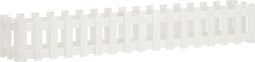 vidaXL - Plantenbak - verhoogd - hekontwerp - 200x30x30 - cm - grenenhout - wit