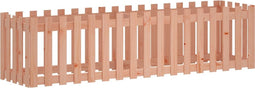 vidaXL - Plantenbak - verhoogd - hekontwerp - 200x50x50 - cm - massief - douglashout